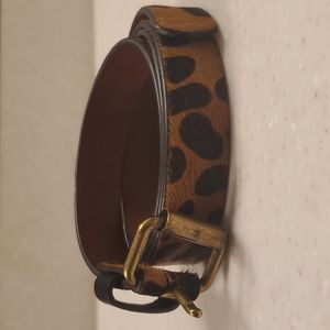 J. Crew calf hair belt